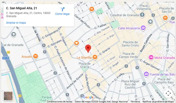 Vista previa del mapa de ubicación